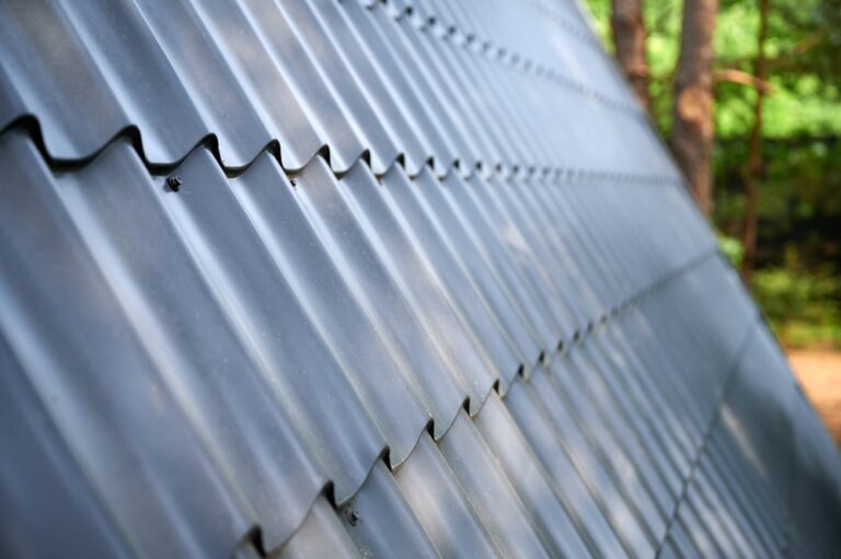 Standing seam metal roof on a Kansas City area building